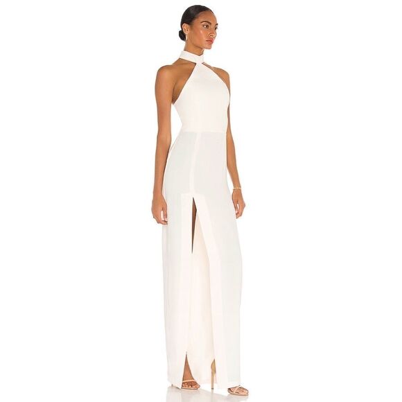 Amanda Uprichard Queen Gown in Ivory. Size small - Picture 2 of 10